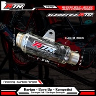 ATR Racing Exhaust Silencer Forged CarbonV3 – Silencer Only by ATR Power Tech