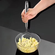 Zwilling Stainless Steel Household Potato Masher and Purple Sweet Potato Masher