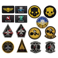 Hell divers 2 Game Merchandise Embroidery Patch Cloth Sticker VF-31 Filet Cat Fighter Diver Velcro B