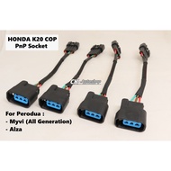 Plug And Play 4pcs Harness Honda K20 Ignition Plug Coil for Perodua Myvi K3/ Alza 3SZ Engine Myvi K20