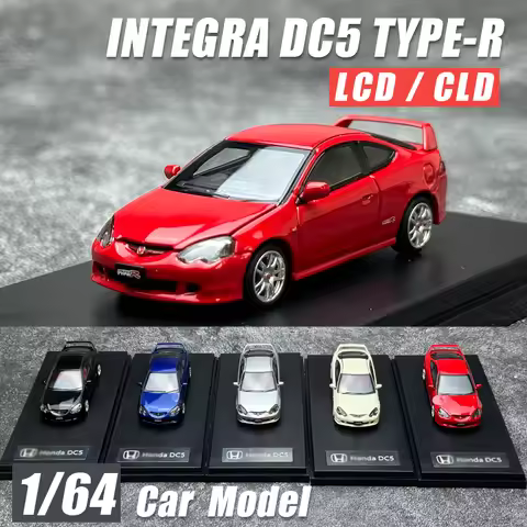 LCD CLD diecast model 1:64 INTEGRA DC5 TYPE-R Static decorative item collection car model