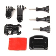 Helmet Mount Kit for GoPro Curved Adhesive Side Mount with Quick-Release Buckle