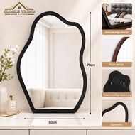 Cloud Shaped Makeup Mirror Wall-Mounted Mirror Irregular Bathroom Mirror