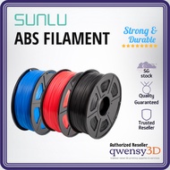 Sunlu ABS Filament for 3D Printing - Strong, Sturdy, and High-Quality Filament for Reliable Print Re