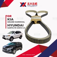 Hyundai Kia Original Fan Belt 6PK2503 for Hyundai Santa Fe CM10 2.2 | Kia Grand Carnival 8 Speed- 25