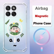 For  Legion Y70 5G Magsafe Magnetic Clear Case For Lenovo Legion Y70 2026 Airbag Cover  Legion Y70 2