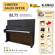 LIMITED OFFER KAWAI BL71 - Used Acoustic Upright Piano Japan Imported Local Refurbish Recon Piano (B