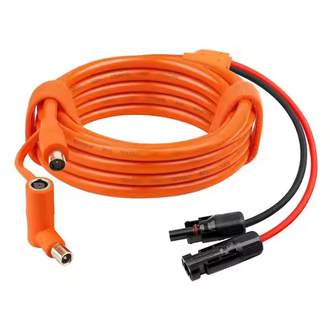 ~Latest Model Solar To DC 8Mm Charge Extension Cable 10FT,12AWG+14AWG Solar Cable With Solar Panel C
