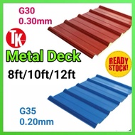 Metal Roofing Zinc / Zink Kilang / Zinc Colour / Zink Warna / Zink Biru / Zinc Besi C-chanel/ Besi Biru Zink /Metal Deck