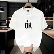  Distro Short Sleeve T-Shirt Is Ok Gold Black Premium Quality Cotton Combed 24s T-Shirt Unisex T-Shi