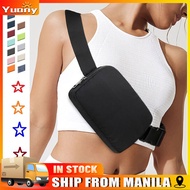 ✅【Local delivery】✅ Sports Waist Bag for Women Yoga Bag Nylon Chest Bag Running Waist Belt Bag