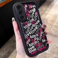 Casing hp for Samsung A17 4G A17 5G M17 5G F17 5G Case Irregular letters silicone protection Cesing 