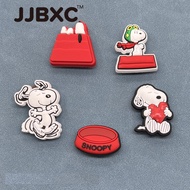 JJBXC Charm Cartoon Snoopy Shoe Buckle DIY Fashion Accessories Jibbitz Crocs Charm Crocs Button