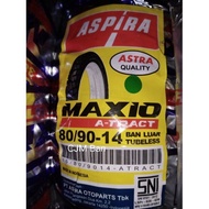 Ban tubeless Depan Belakang Aspira Maxio Tract 80 90-14 for Vario 110