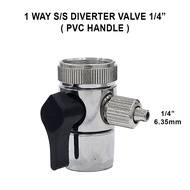 1 Way Diverter Valve 1/4" 3/8" Faucet Adaptor For Water Dispenser Water Filter Accessories