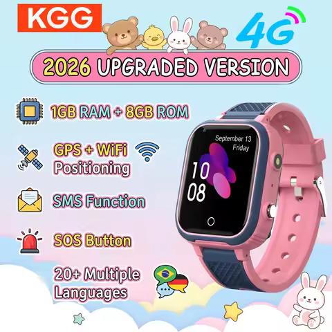 New Smart Watch Kids 4G GPS WIFI Video Call SOS LT21 Child Smartwatch Camera Monitor Tracker Locatio