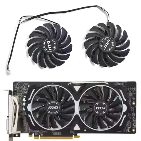 New 85MM 4-Pin PL PLD09210S12HH RX570 580 Graphics Card Cooling Fan for MSI RX 480 470 Armor P106-10