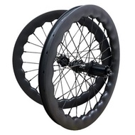 16吋349輪組 波浪碳纖維 消光黑 406/451