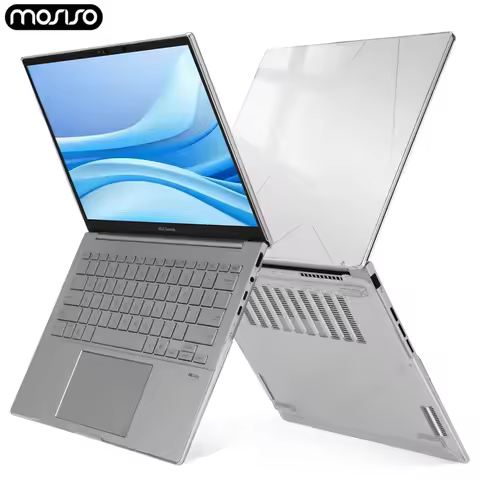 Laptop Case for Asus ZenBook 14 inch UX3405M UX3405C 2026 2025 2024 Plastic Hard Shell Crystal Clear