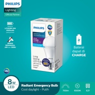 Lampu Emergency LED Philips Radiant Line Rechargeable LEDBulb 8W 11W Anti Mati Bohlam RadiantLine