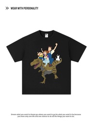 Crayon Shin-Chan New Year's Day Defense Force 3D Printed T-Shirt Niche Couple Oversize Fun Loose Sho