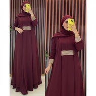 Gmis Viral murah Salsa Maxy Dress l Gamis Murah l Jumbo l Gamis Kondangan l Ceruty Babydoll l Gamis