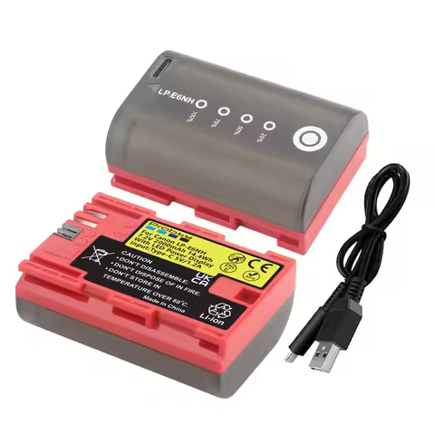 LP-E6NH LPE6NH Battery For Canon EOS R5 R6 90D 60D 70D 80D 5D II 5D III 5D IV 5Ds 6D 6D II 7D 7D Mar