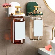 BEAUTY Soap Bottle Holder, Multifunctional Adjustable Shower Gel Hanger, Durable Wall Hanger Free of Punch Self-Adhesive Shampoo Holder Bathroom Organizer Holder
