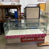 ETALASE KACA DISPLAY PAJANGAN SECOND SEKEN BEKAS UK 150 x 70 x 90