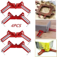 SIKU Set of 4pcs Corner Clamps for Iron, Glass, and Wood 90 Degree 75mm ZK147