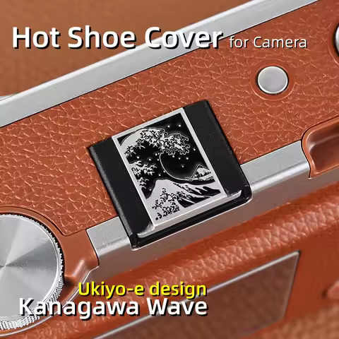 Retro Camera Hot Shoe Cover Shutter Button for Fuji X-T5 X-T4 X-T50 X-T30 II XE5 X100V Leica M10 M10