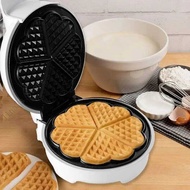 Heart-shaped Nonstick Coating Maker Double-sided Heating Pan Practical Baking Mold for Breakfast Des