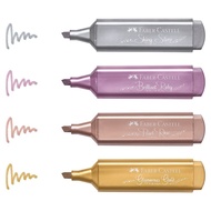 Faber-Castell Highlighter Textliner 46 Metallic 4 Colors/Pack (Silver, Gold, Ruby and Rose)