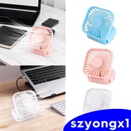 [Szyongx1] Handheld Fan Personal Fan with Lanyard USB 3 Speeds Mini Necklace Fan Table Fan for Summer Beach