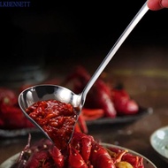 LKBENNETT Gravy Ladle, Long Handle Stainless Steel Drizzle Sauce Spoon, Cooking Tools Durable with S