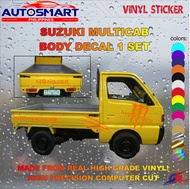 SUZUKI Multicab 1 Set Body Decal More Colors! High Quality Sticker Vinyl Weather Proof