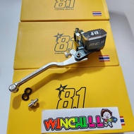 ปั๊มบน 8.1 สีเงิน งานCNC มือเบรคสีเงิน WAVE110i / WAVE125 / WAVE100S / WAVE100 / MIO / MSLAZ / R15 /