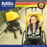 RYKEES Baby Stroller light weight stroller pram | Cabin stroller | Ultra Stability | European Design | 6''Rubber PU wheels | Dual Facing
