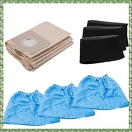 (HPKF) Dust Bag Filter Set Reusable and Easy to Clean for Wet and Dry Vacuum Cleaners TC- 1820 TC- 1