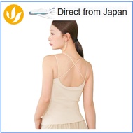 JAPAN PATENTED 24HRS Bra Padded Cross Back Camisole ｜ Sexy Anti-Sagging Up Fit Top Sleep BAMBI WATER