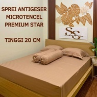 (TENCEL ORIGINAL H 20 CM) PREMIUM MICROTENCEL HOTEL BEDSHEET 120 GRAMMASI ANTISLIDE