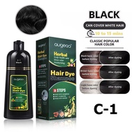 AUGEAS C1 BLACK 500ML Herbal Hair Dye Shampoo 100% FDA APPROVED