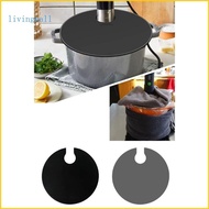 LIVI Silicone Slow Cooker Lids Reusable Slow Cooker Covers Dishwasher Safe Silicone Vacuum Seal Lids for Slow Cooking Po