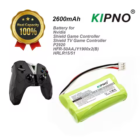 KIPNO 2600mAh Extended Life Battery for Nvidia Shield Game Controller P2920 - Shield TV Controller B