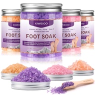 Tea Tree Oil Foot Soak Stubborn Foot Odor, Athletes Lavender Foot Soak with Pure Epsom Salt Soak Ped