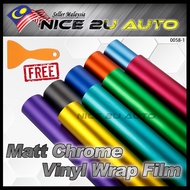 Colour Chrome Matte Sticker 152x152CM (5x5feet) Car Vinyl Wrap Film Decals ⚡READYSTOCK⚡