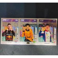 Topps F1 Turbo Attax 2025 2024 Champion Complete Set 3 Cards F1 Cards Topps F1