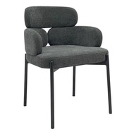 Office Nordic Iron High-End Simple Coffee Craft Industrial Retro Stool Chair Modern Backrest Style D