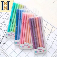 Aesthetic 6 in 1 Gradient Color Gel Pen – 0.5mm Smooth Writing Gel Pen