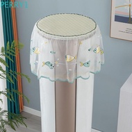 PERRY1 Air Fryer Dust Cover, Embroidered Flower Universal Appliance Dust Protection Cover, Oil Proof Durable Lace Fabric Electric Cooker Dustproof Cover Pressure Cooker